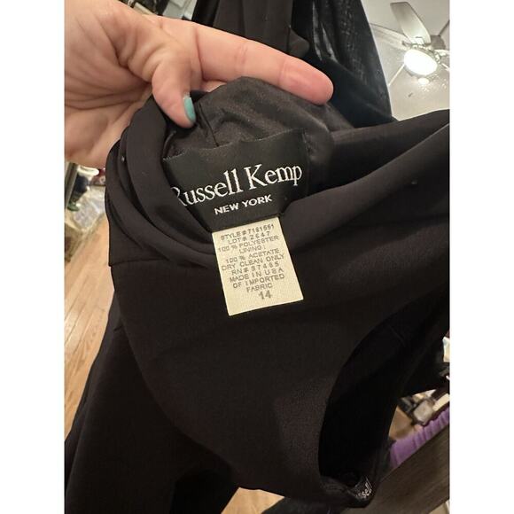 Russell Kemp Black Cocktail Dress Size 14 - Picture 4 of 4